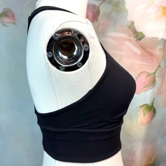 Lululemon Black Wunder Train Long Line Athletic Bra - Picture 2 of 4